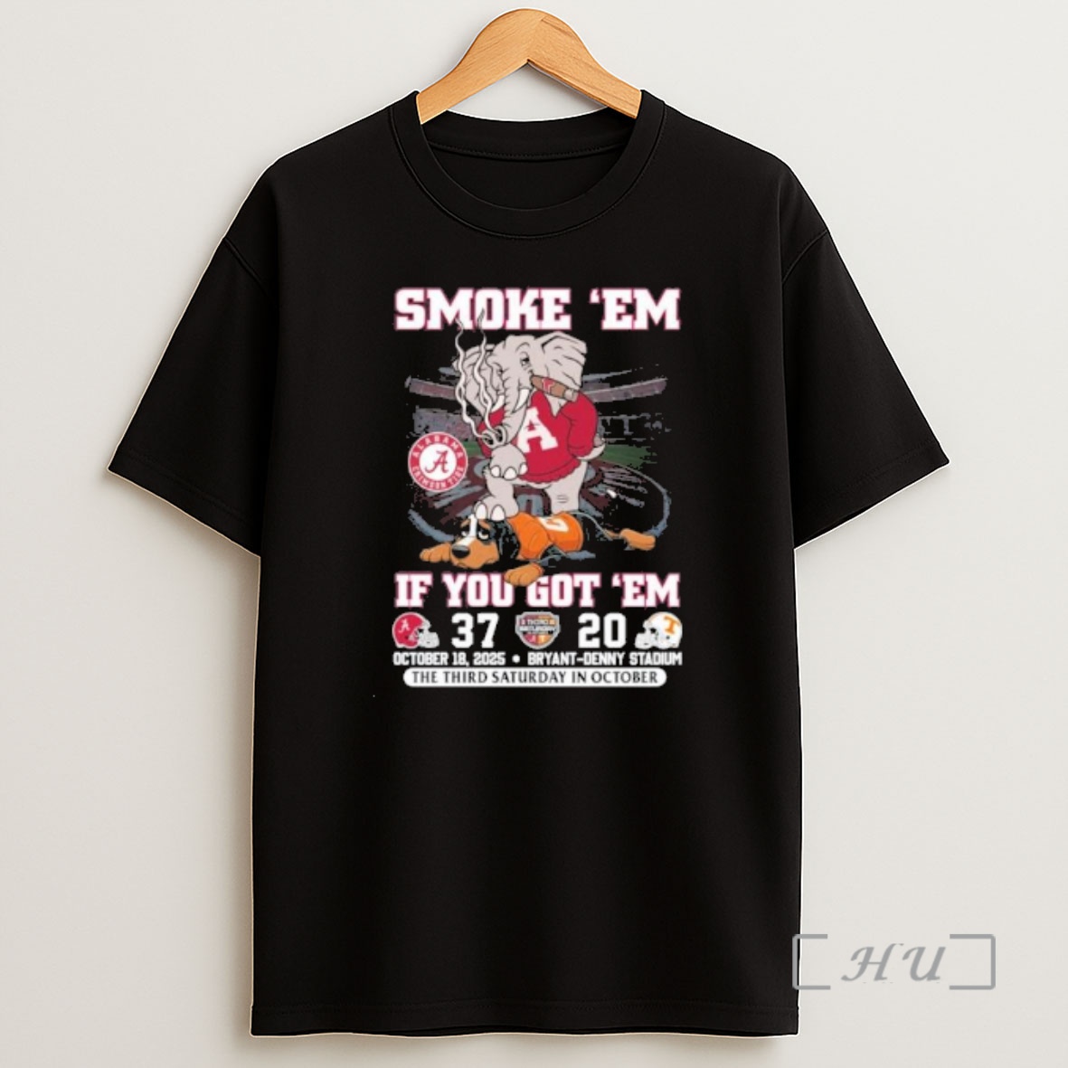Officials Alabama Crimson Tide Smoke Em If You Got Em 37 20 Vols Score Premium Shirt Sweatshirt Tee