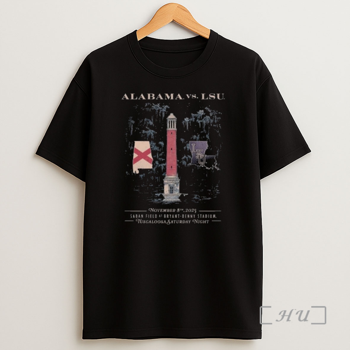 Officials Alabama Crimson Tide Vs Lsu Tigers Tuscaloosa Saturday Night Nov 8th 2025 Premium Shirt Sweatshirt Tee