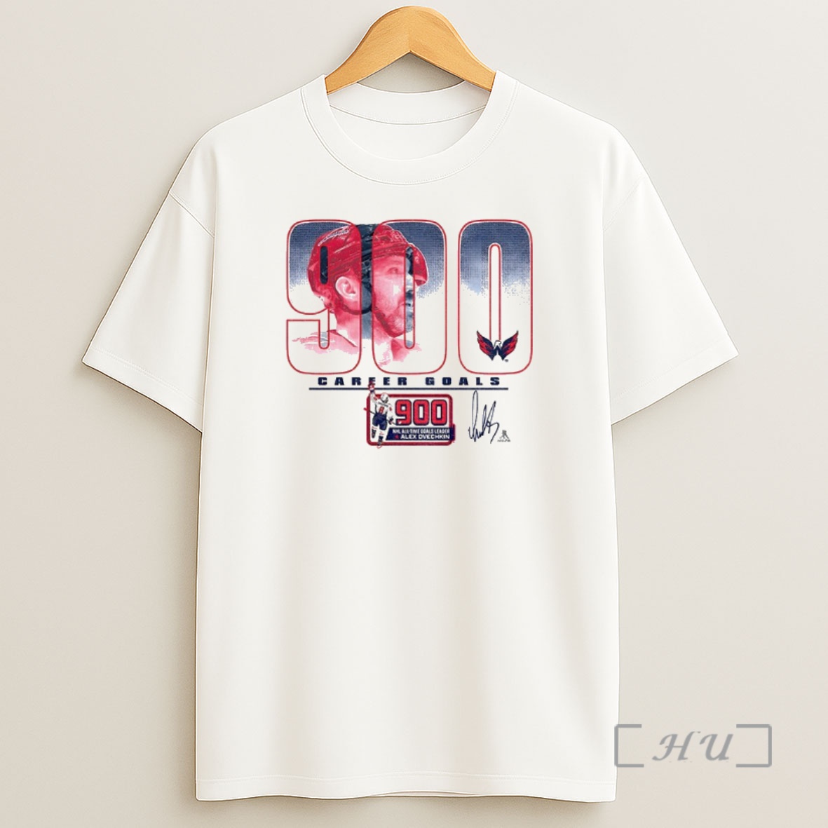 Officials Alexander Ovechkin Washington Capitals 900th Career Goal Hockey Nhl Signature Vintage Premium Shirt Sweatshirt Tee