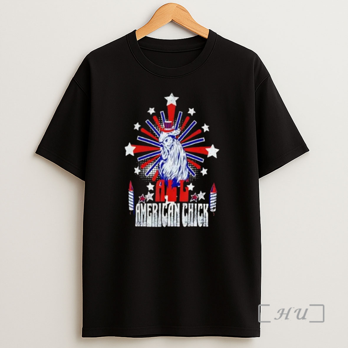 Officials All American Chick Usa Christmas Retro Premium Shirt Sweatshirt Tee