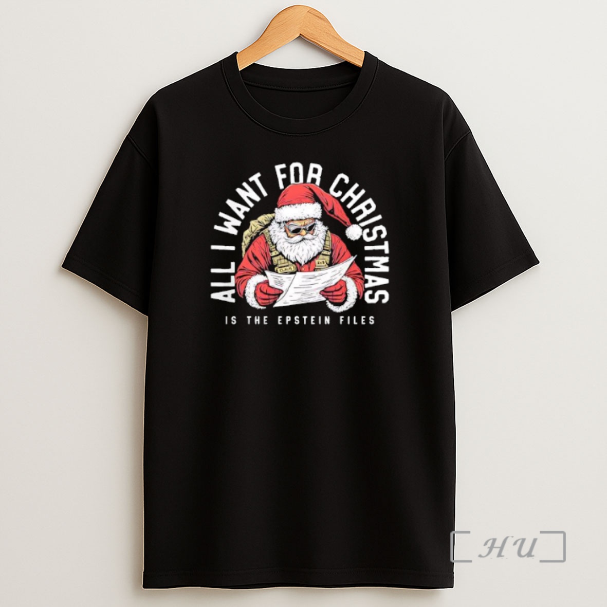 Officials All I Want For Christmas Is The Epstein Files Santa Claus Premium Shirt Sweatshirt Tee