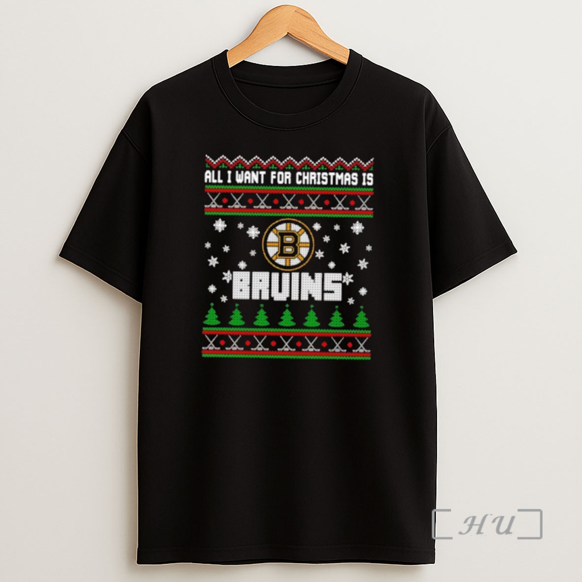 Officials All I Want For Christmas Is Boston Bruins Ugly Christmas Sweat Premium Shirt Sweatshirt Tee