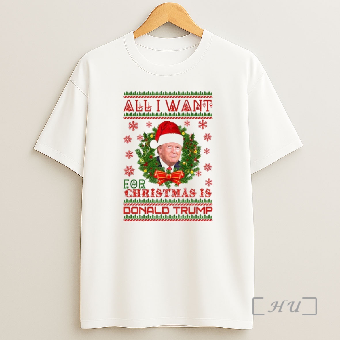 Officials All I Want For Christmas Is Donald Trump Merry Christmas Premium Shirt Sweatshirt Tee