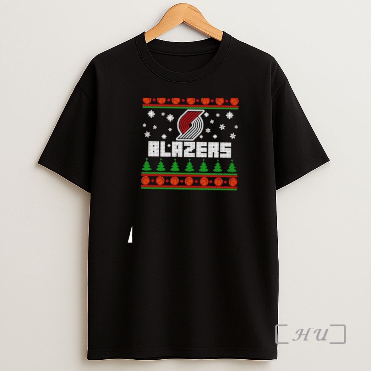 Officials All I Want For Christmas Is Portland Trail Blazers Ugly Christmas Sweat Premium Shirt Sweatshirt Tee