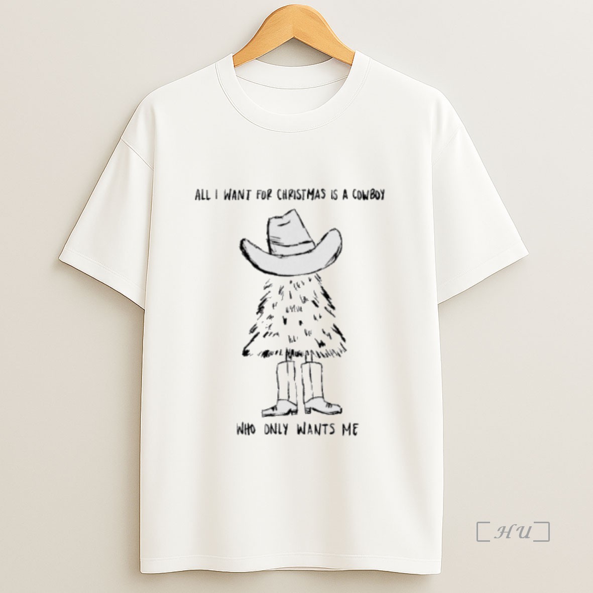 Officials All I Want For Christmas Is A Cowboy Who Only Wants Me Premium Shirt Sweatshirt Tee