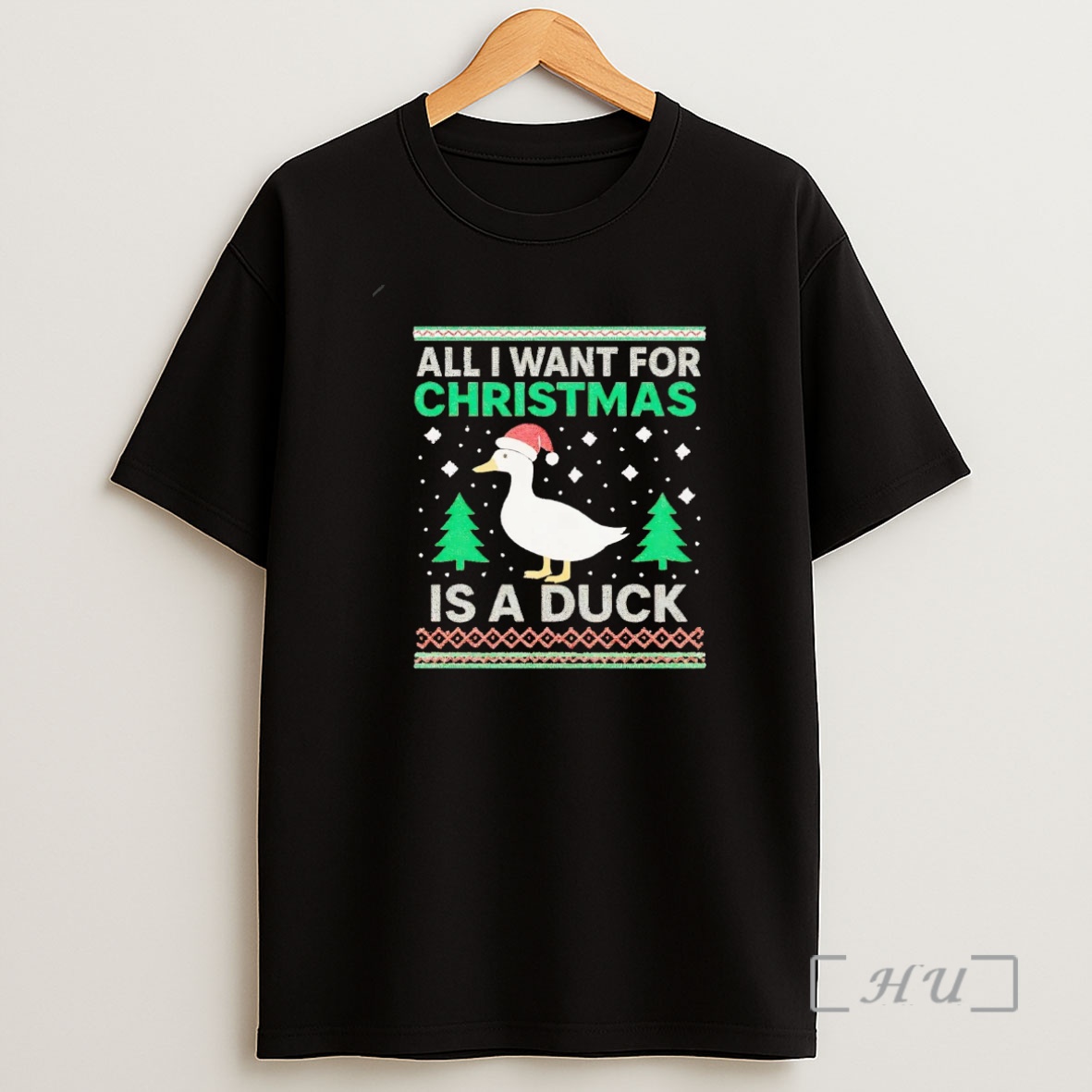 Officials All I Want For Christmas Is A Duck Premium Shirt Sweatshirt Tee