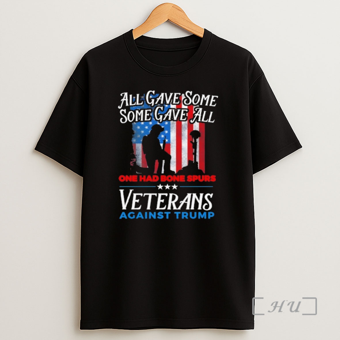 Officials All Gave Some Some Gave All One Had Bone Spurs Veterans Against Trump Us Flag Premium Shirt Sweatshirt Tee