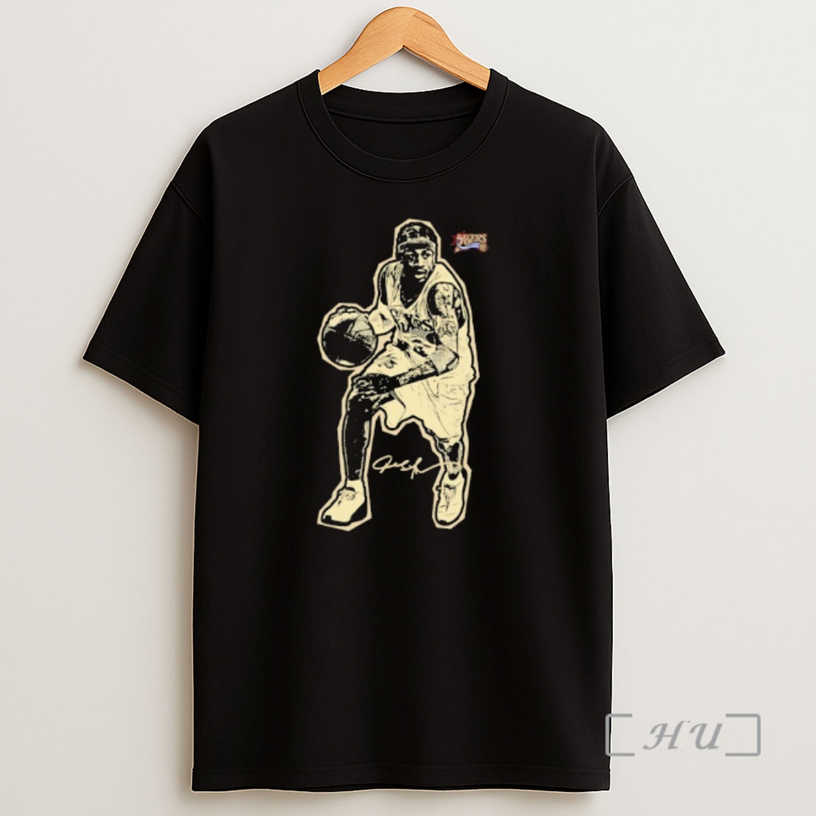 Officials Allen Iverson Philadelphia 76ers Player Graphic Premium Shirt Sweatshirt Tee