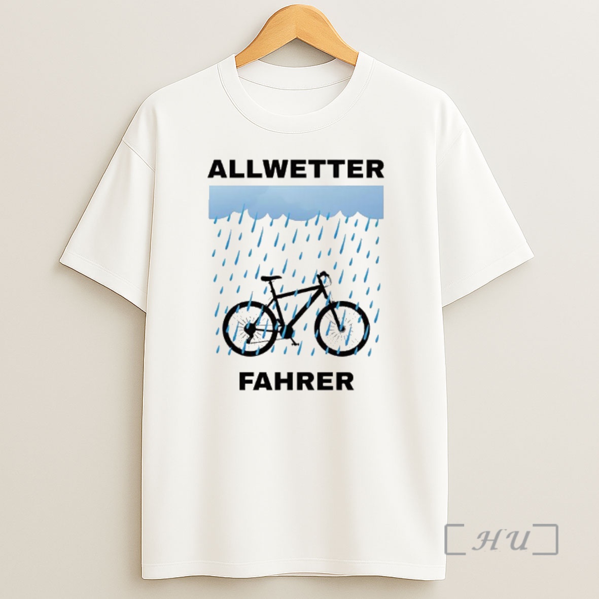 Officials Allwetter Fahrer Bicycle Under Rain Premium Shirt Sweatshirt Tee