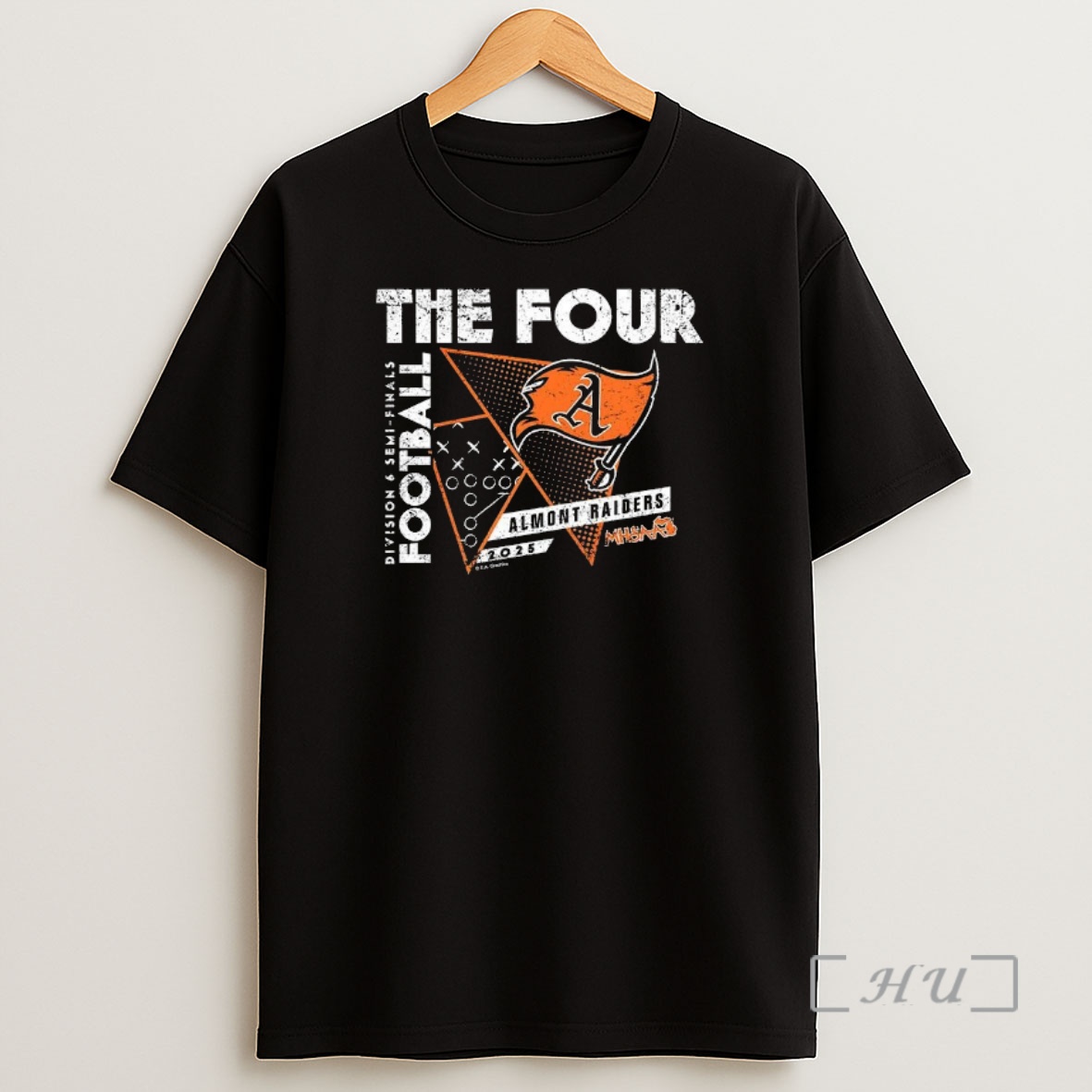 Officials Almont Raiders 2025 Mhsaa Football Division 6 The Four Premium Shirt Sweatshirt Tee