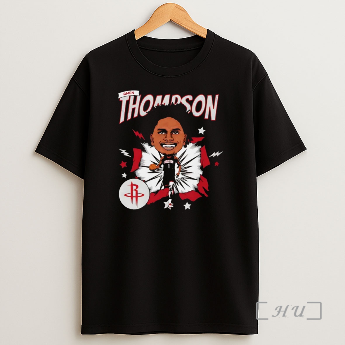 Officials Amen Thompson Caricature Houston Rockets Premium Shirt Sweatshirt Tee