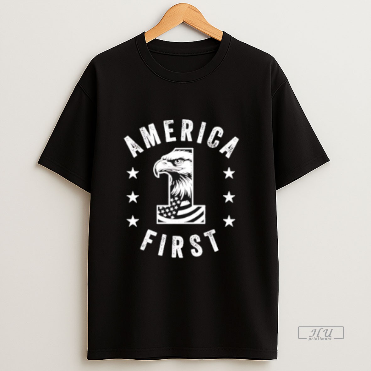 Officials America First Eagle Vintage 2025 Sweatshirt Tee