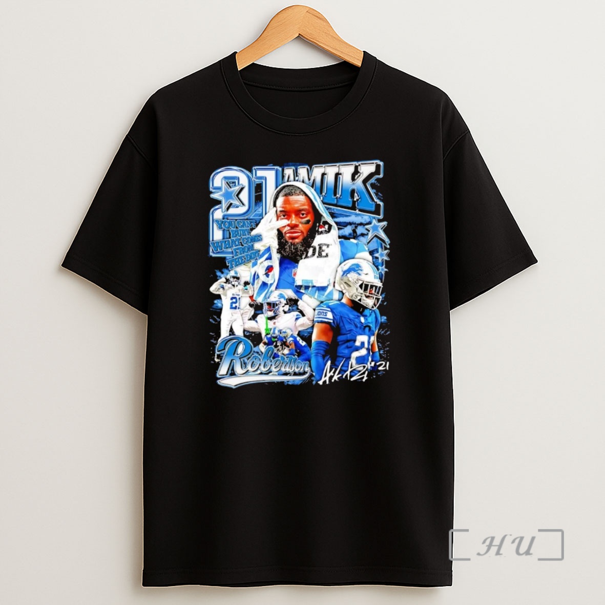 Officials Amik Robertson You Cant Bury What Comes From The Dirt Detroit Lions Premium Shirt Sweatshirt Tee