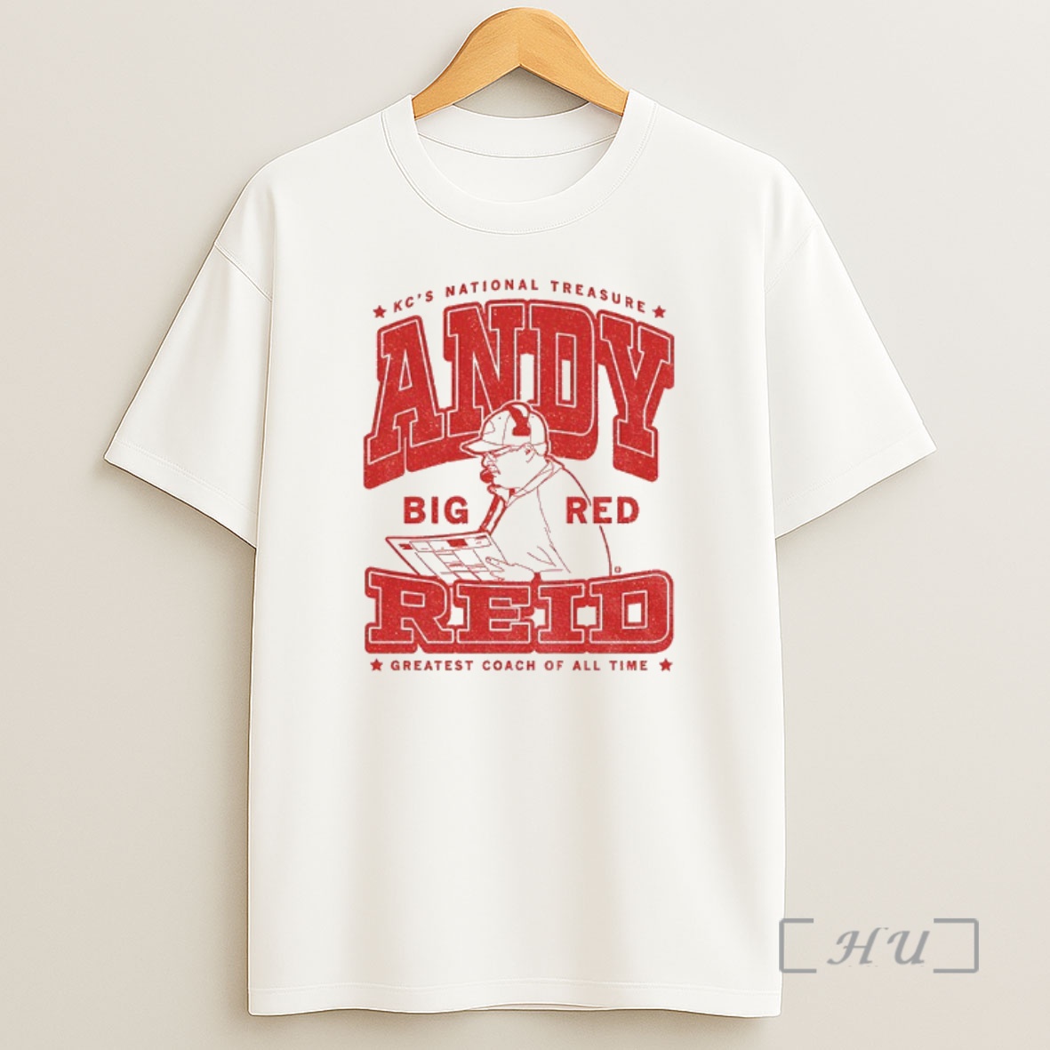 Officials Andy Reid Kansas City Chiefs National Treasure Greatest Coach Of All Time Big Red 2025 Premium Shirt Sweatshirt Tee