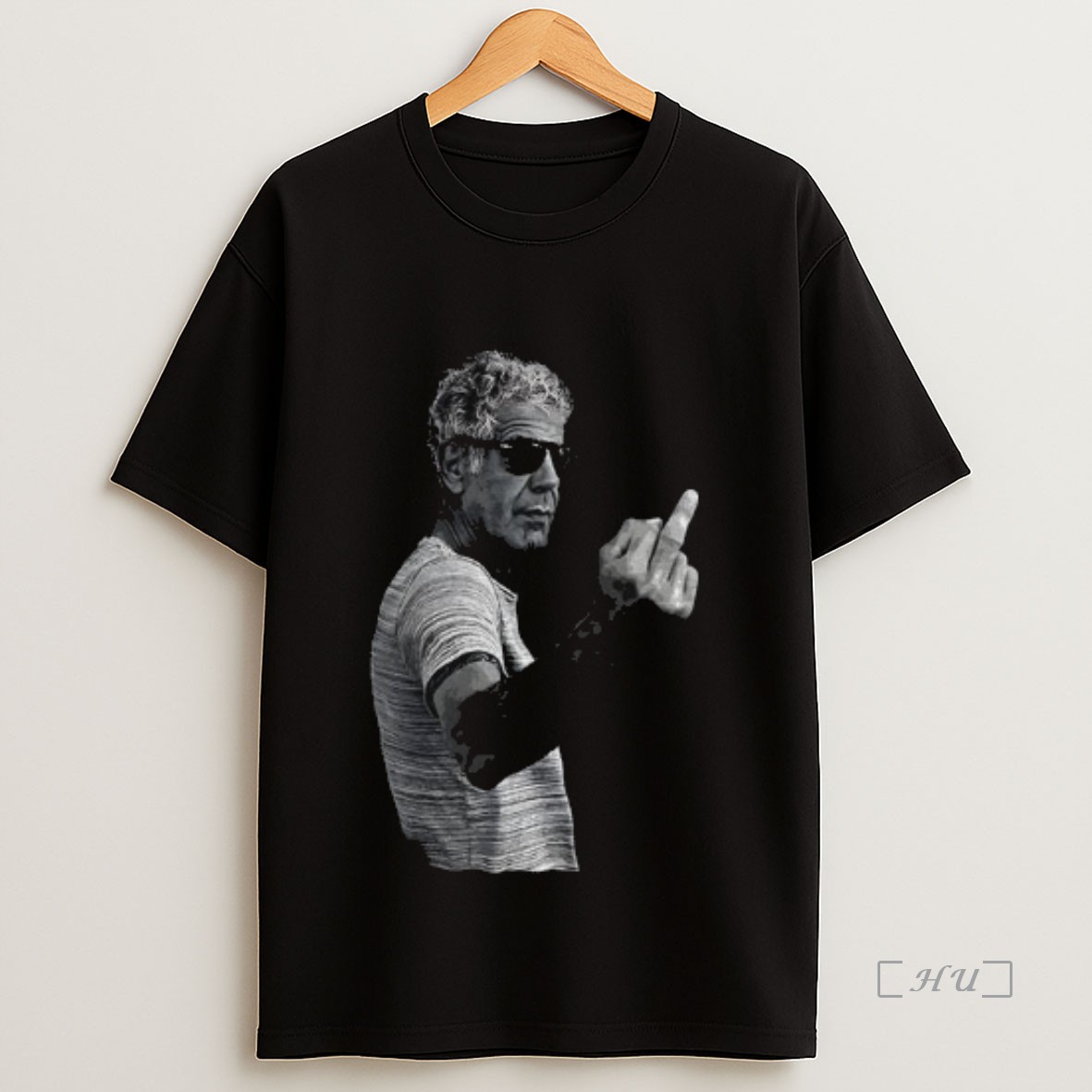 Officials Anthony Bourdain Middle Finger Photo Vintage Premium Shirt Sweatshirt Tee