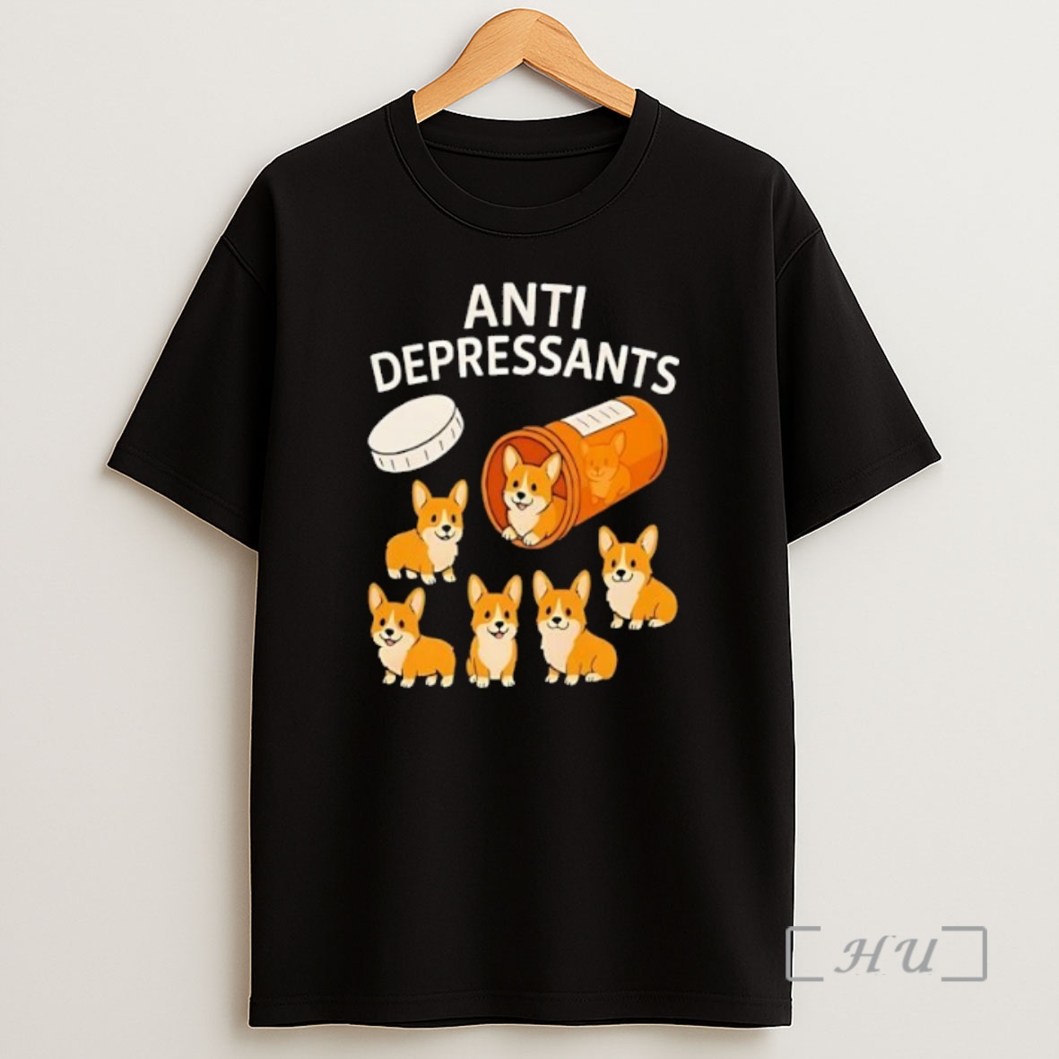 Officials Anti Depressants Corgi Trends Stylish Premium Shirt Sweatshirt Tee