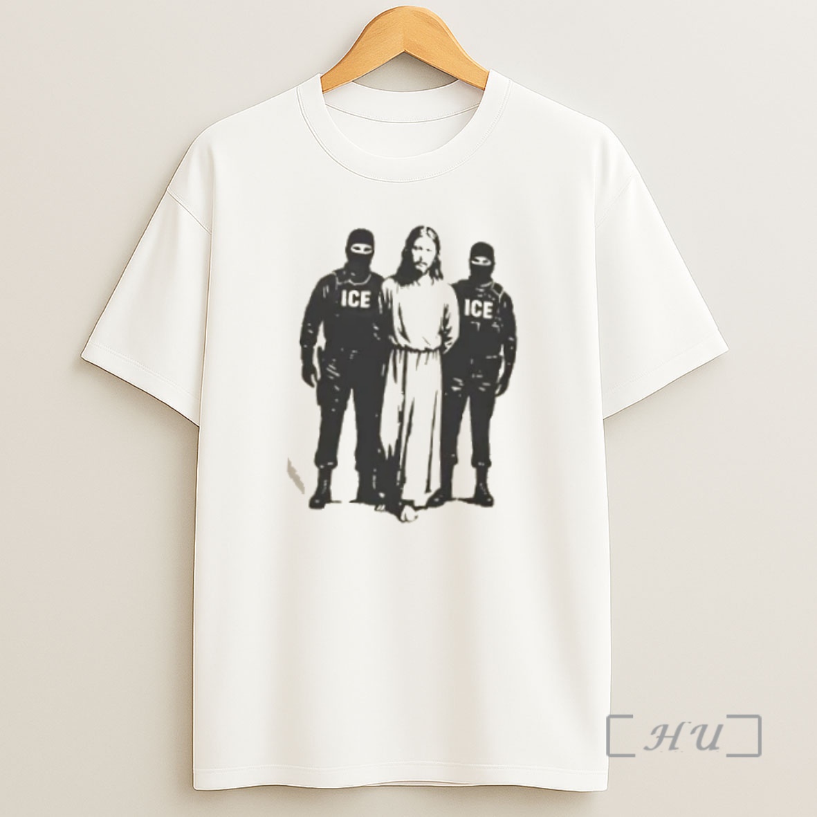 Officials Anti Ice Jesus Arrested Parody Immigrant Rights Protest Premium Shirt Sweatshirt Tee