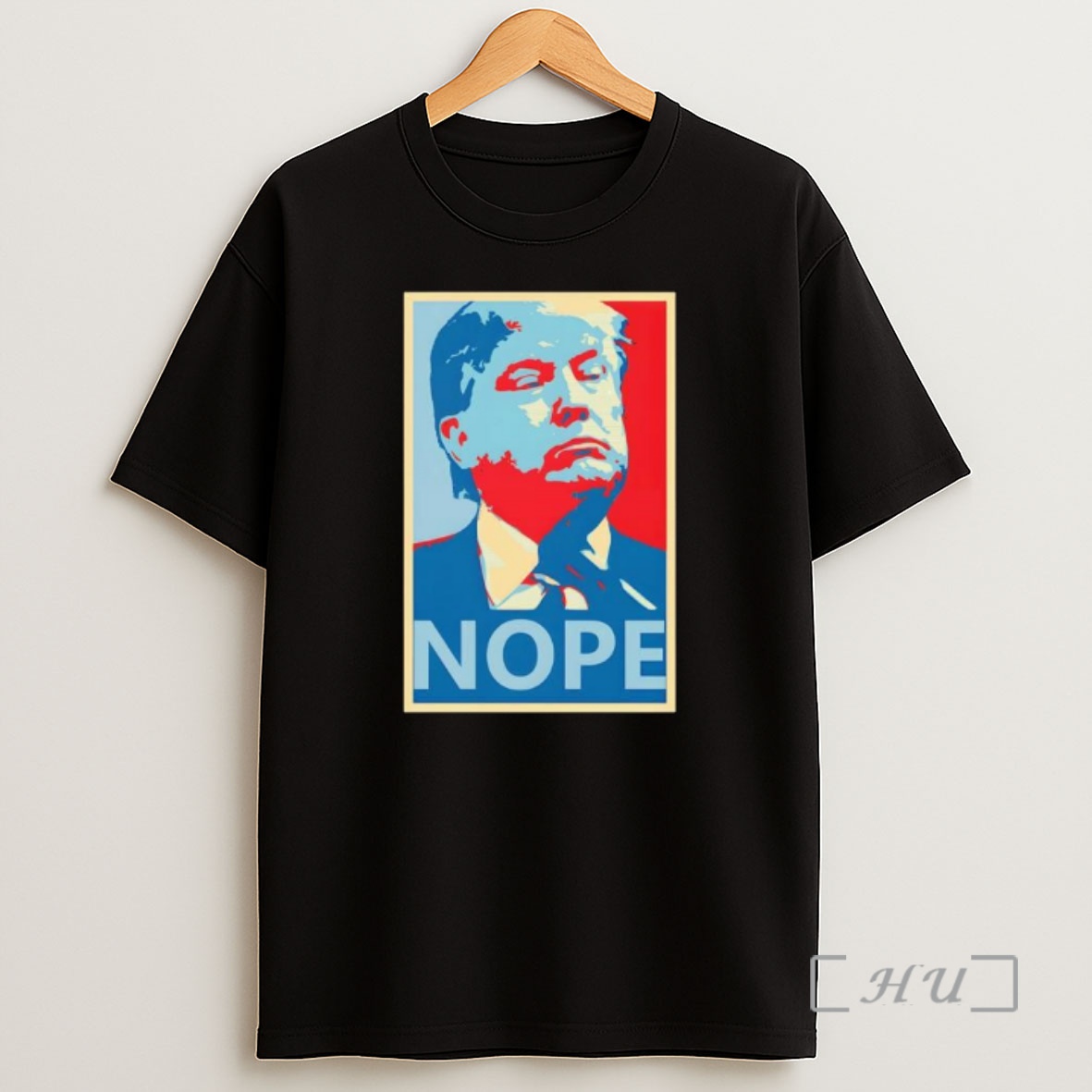 Officials Anti Trump Donald Trump Portrait Nope Premium Shirt Sweatshirt Tee