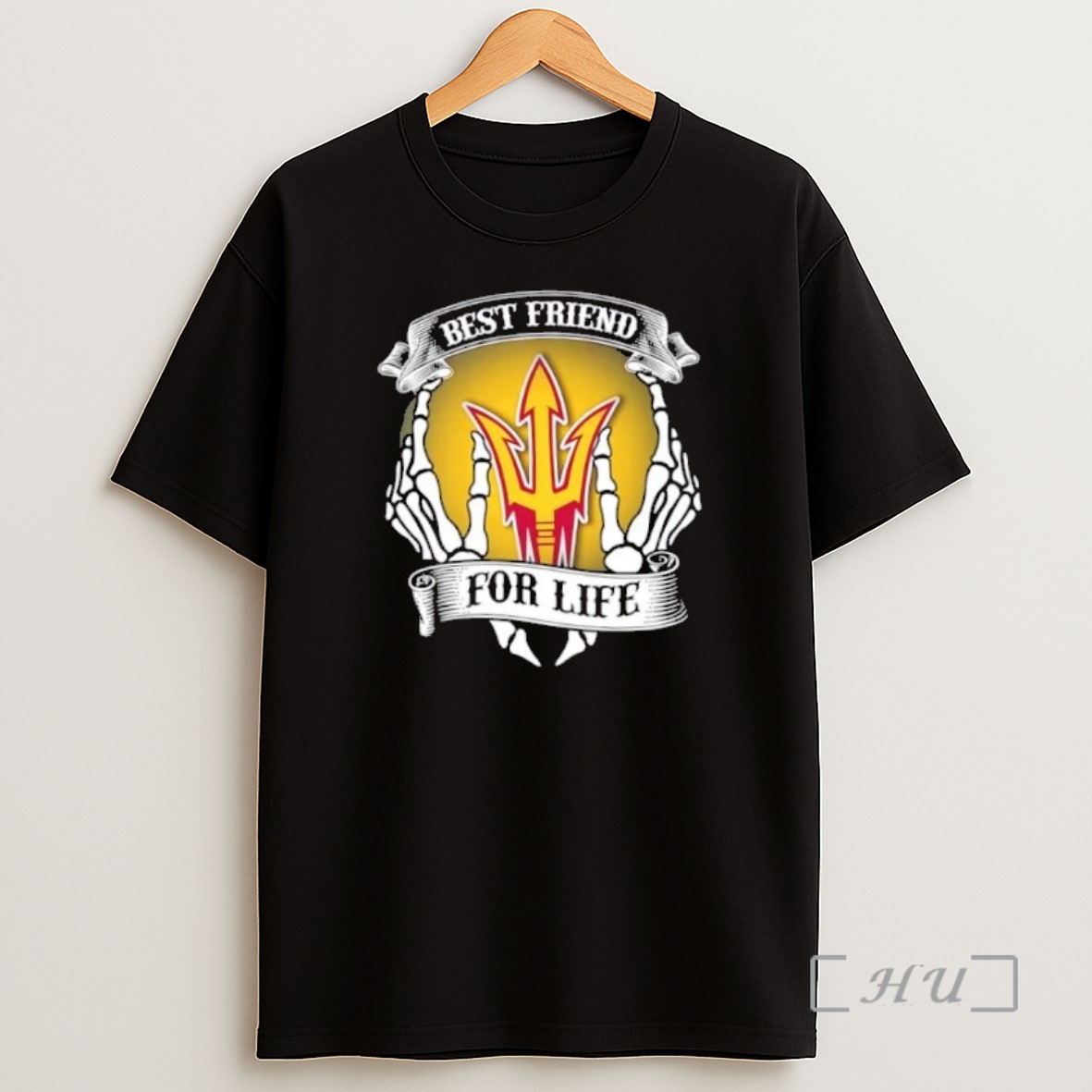 Officials Arizona State Sun Devils Best Friend For Life Hands Bones Premium Shirt Sweatshirt Tee