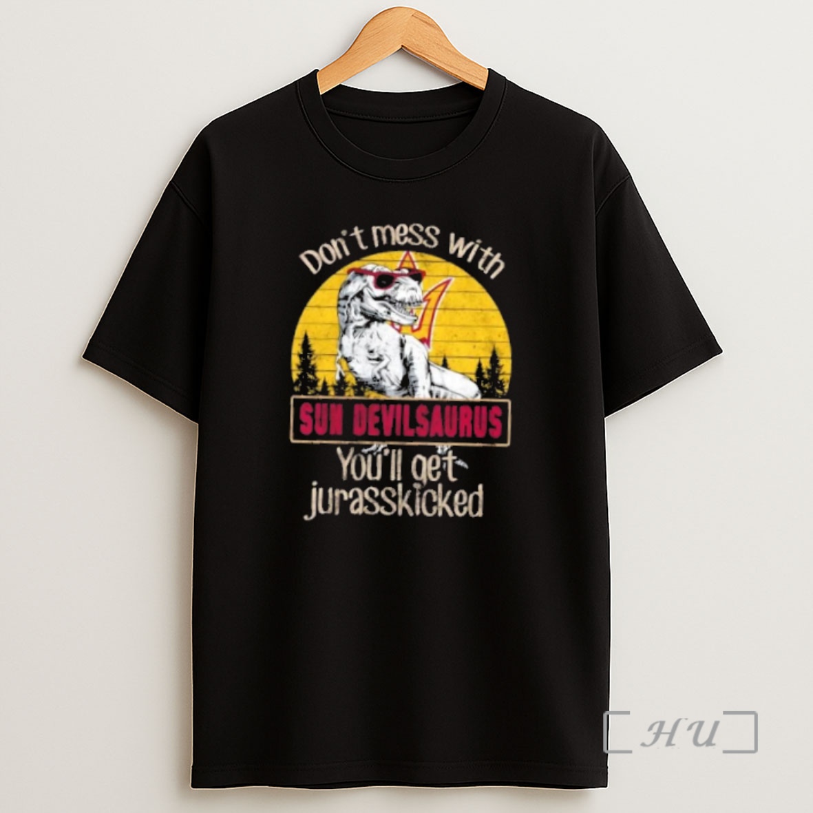 Officials Arizona State Sun Devils Dont Mess With Sun Devilsaurus Youll Get Jurasskicked Premium Shirt Sweatshirt Tee