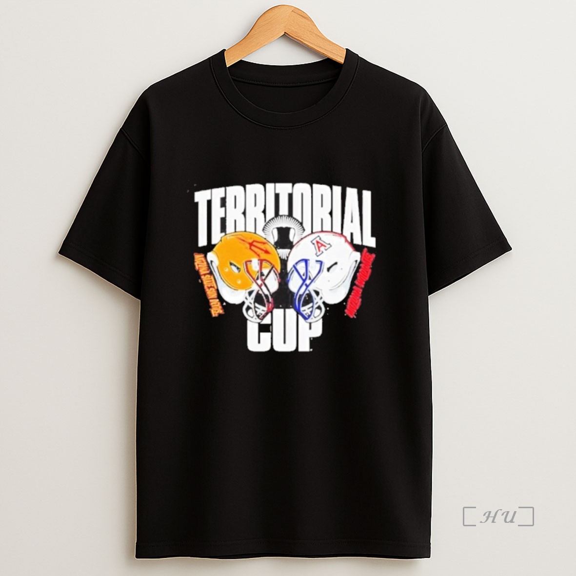 Officials Arizona State Vs Arizona Football 2024 Territorial Cup Gameday Helmet Premium Shirt Sweatshirt Tee