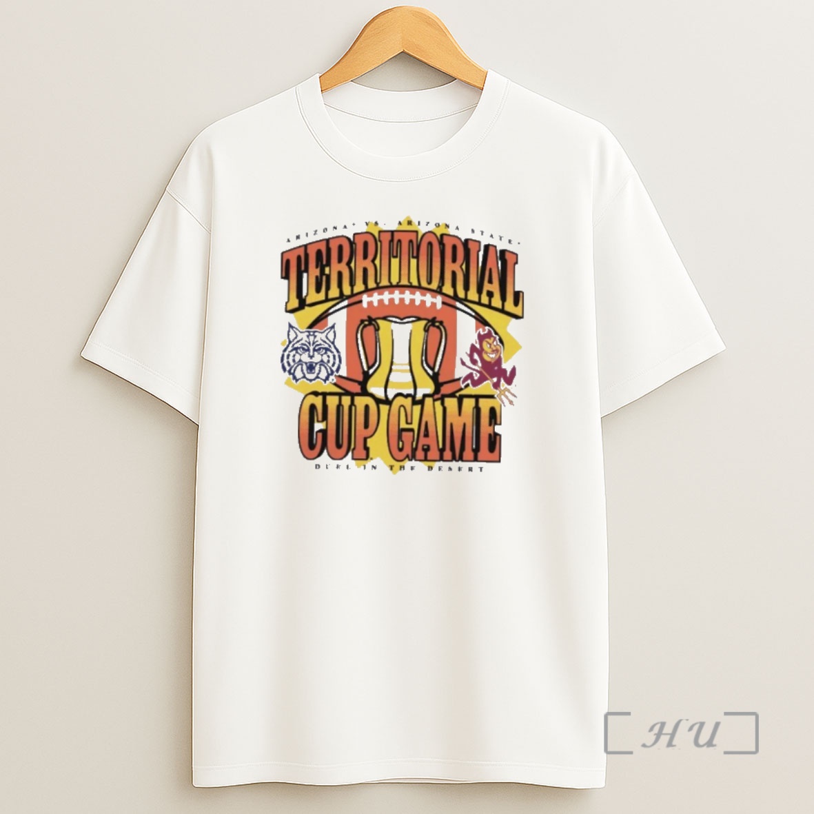 Officials Arizona Wildcats Vs Arizona State Sun Devils Territorial Cup Game Duel In The Desert Premium Shirt Sweatshirt Tee