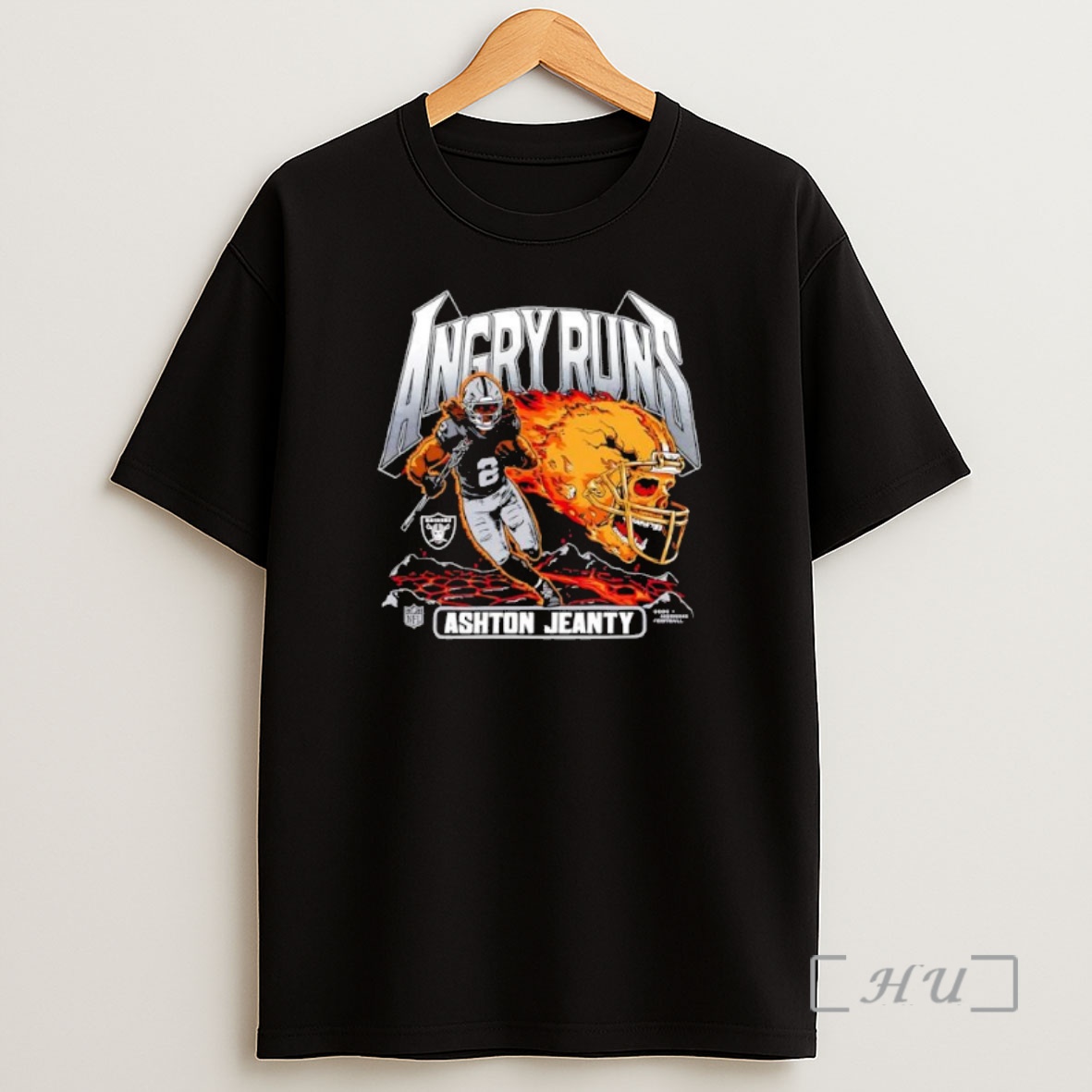 Officials Ashton Jeanty Las Vegas Raiders Angry Runs Player Graphic Premium Shirt Sweatshirt Tee