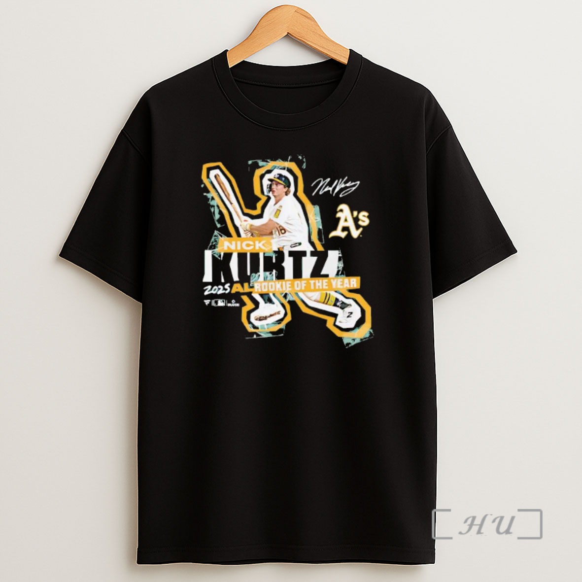 Officials Athletics Nick Kurtz 2025 American League Rookie Of The Year Premium Shirt Sweatshirt Tee