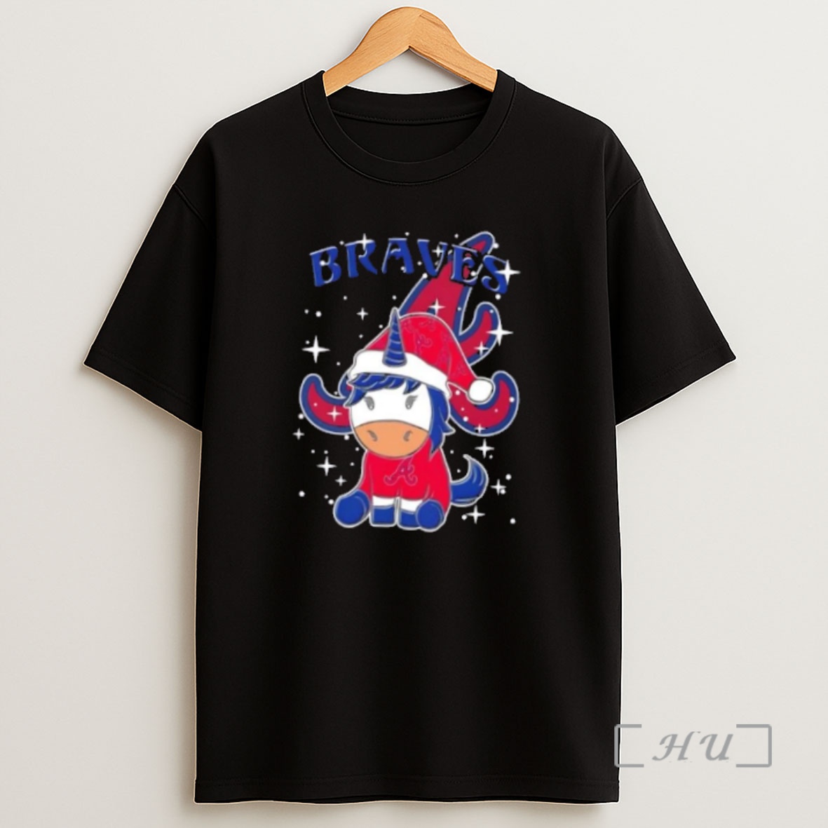 Officials Atlanta Braves Baseball X Unicorn Merry Christmas Premium Shirt Sweatshirt Tee