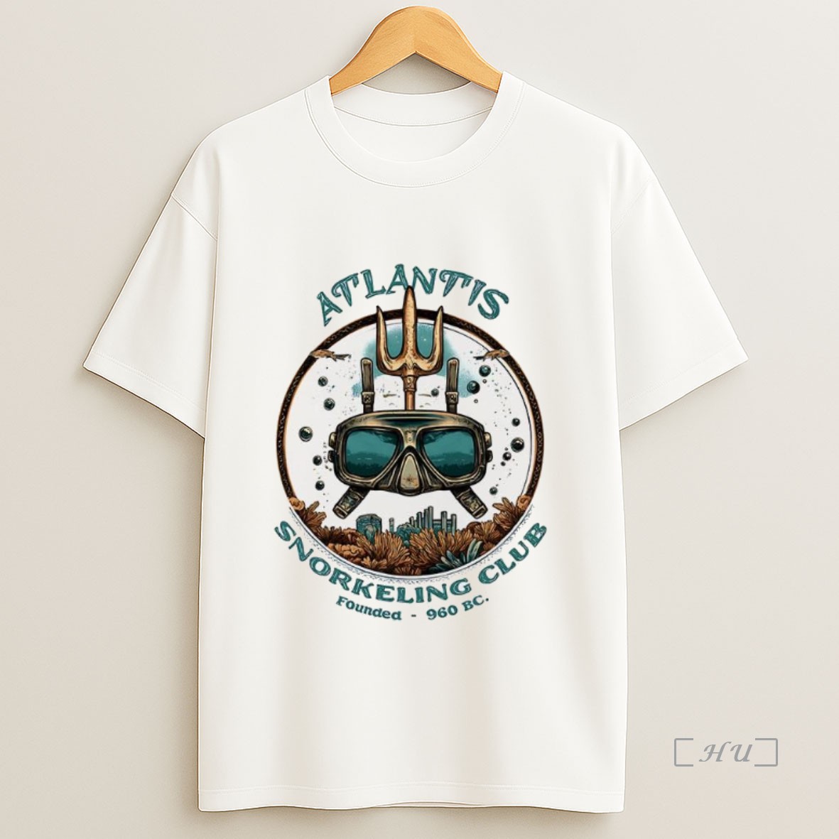 Officials Atlantis Snorkeling Club Founded 960 Bc Logo Premium Shirt Sweatshirt Tee