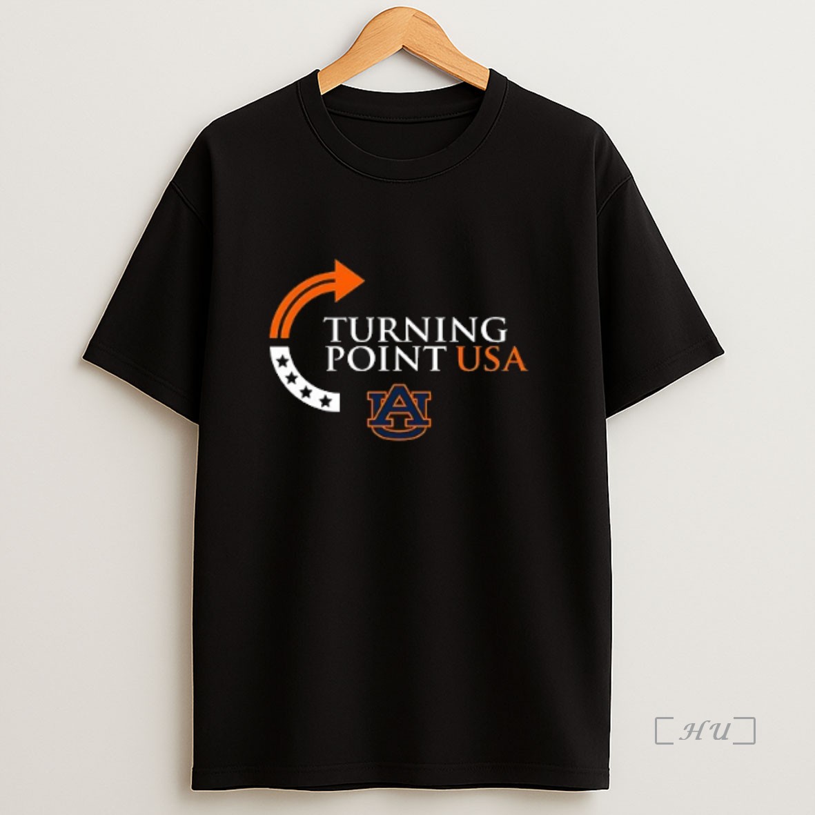 Officials Auburn Tigers X Charlie Kirk Turning Point Usa Logo Premium Shirt Sweatshirt Tee