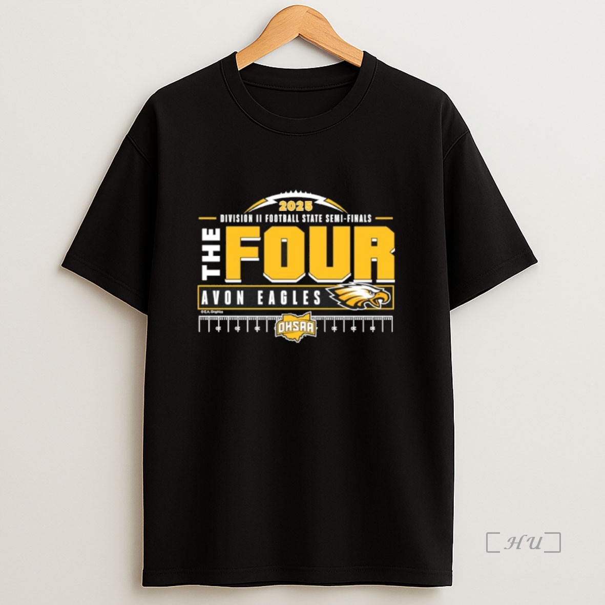 Officials Avon Eagles 2025 Mhsaa D2 Football State Semi Finals The Four Premium Shirt Sweatshirt Tee