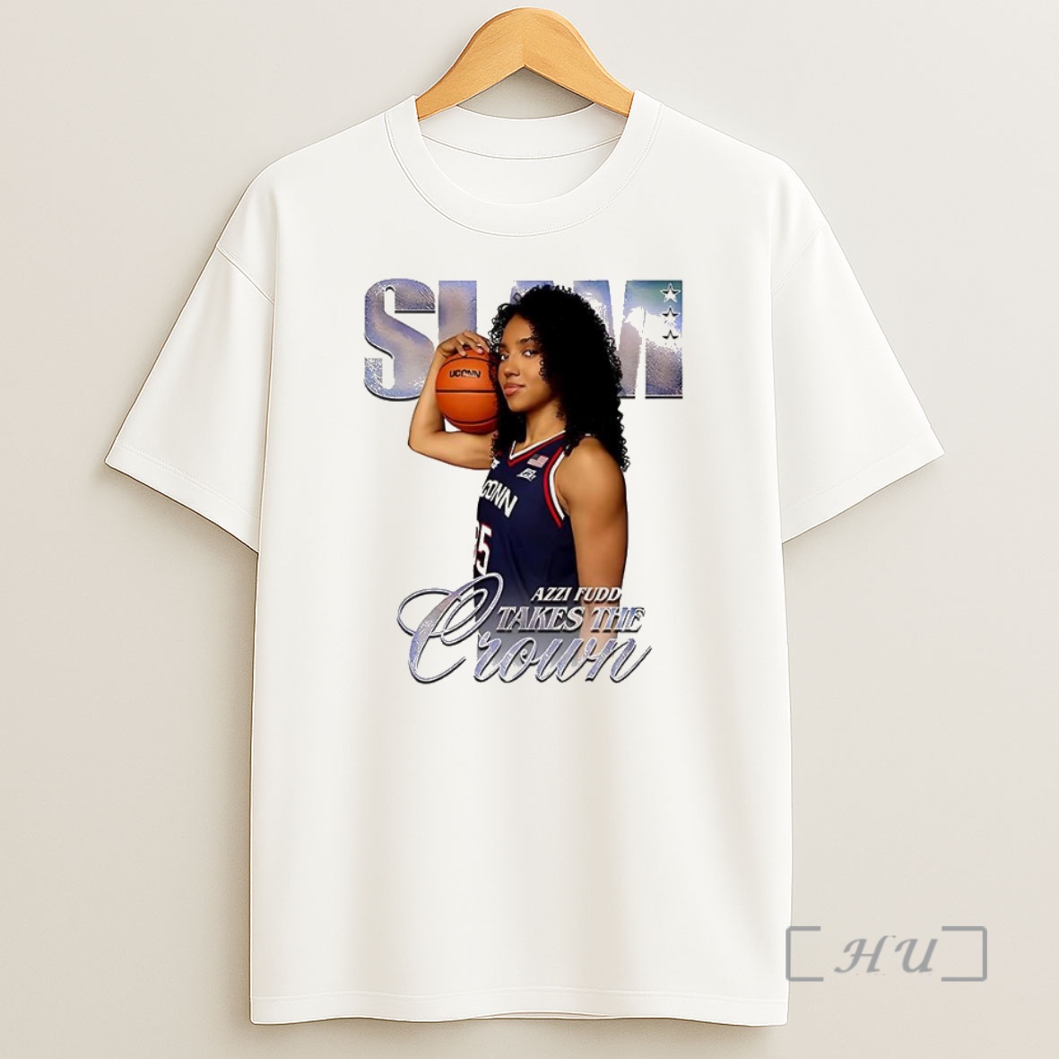 Officials Azzi Fudd Uconn Huskies Basketball Slam Take The Crown Premium Shirt Sweatshirt Tee