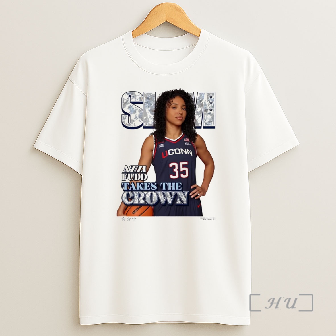 Officials Azzi Fudd Takes The Crown Uconn Huskies Premium Shirt Sweatshirt Tee