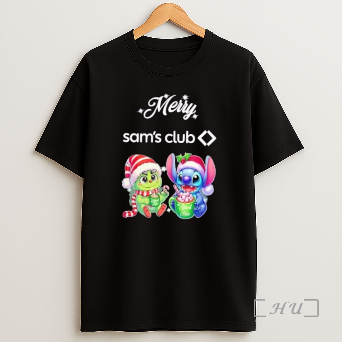 Officials Baby Grinch And Stitch X Sams Club Merry Christmas Premium Shirt Sweatshirt Tee