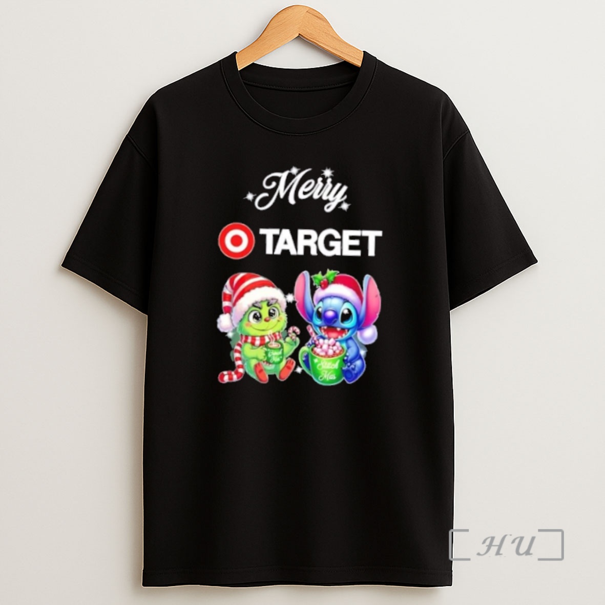 Officials Baby Grinch And Stitch X Target Merry Christmas Premium Shirt Sweatshirt Tee