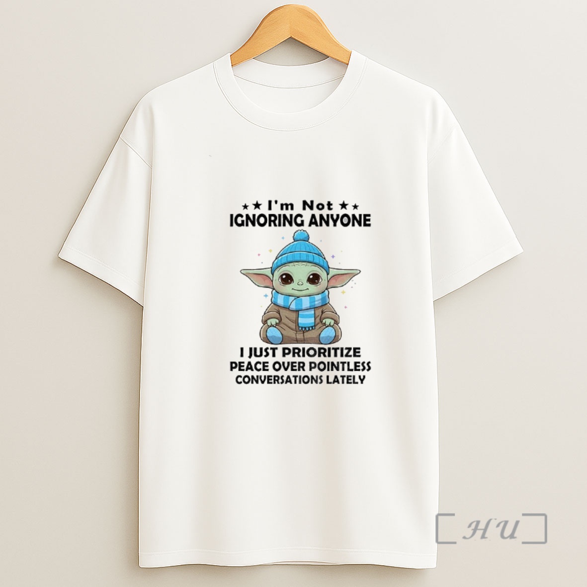 Officials Baby Yoda Im Not Ignoring Anyone I Just Prioritize Peace Over Pointless Conversations Lately Christmas Premium Shirt Sweatshirt Tee