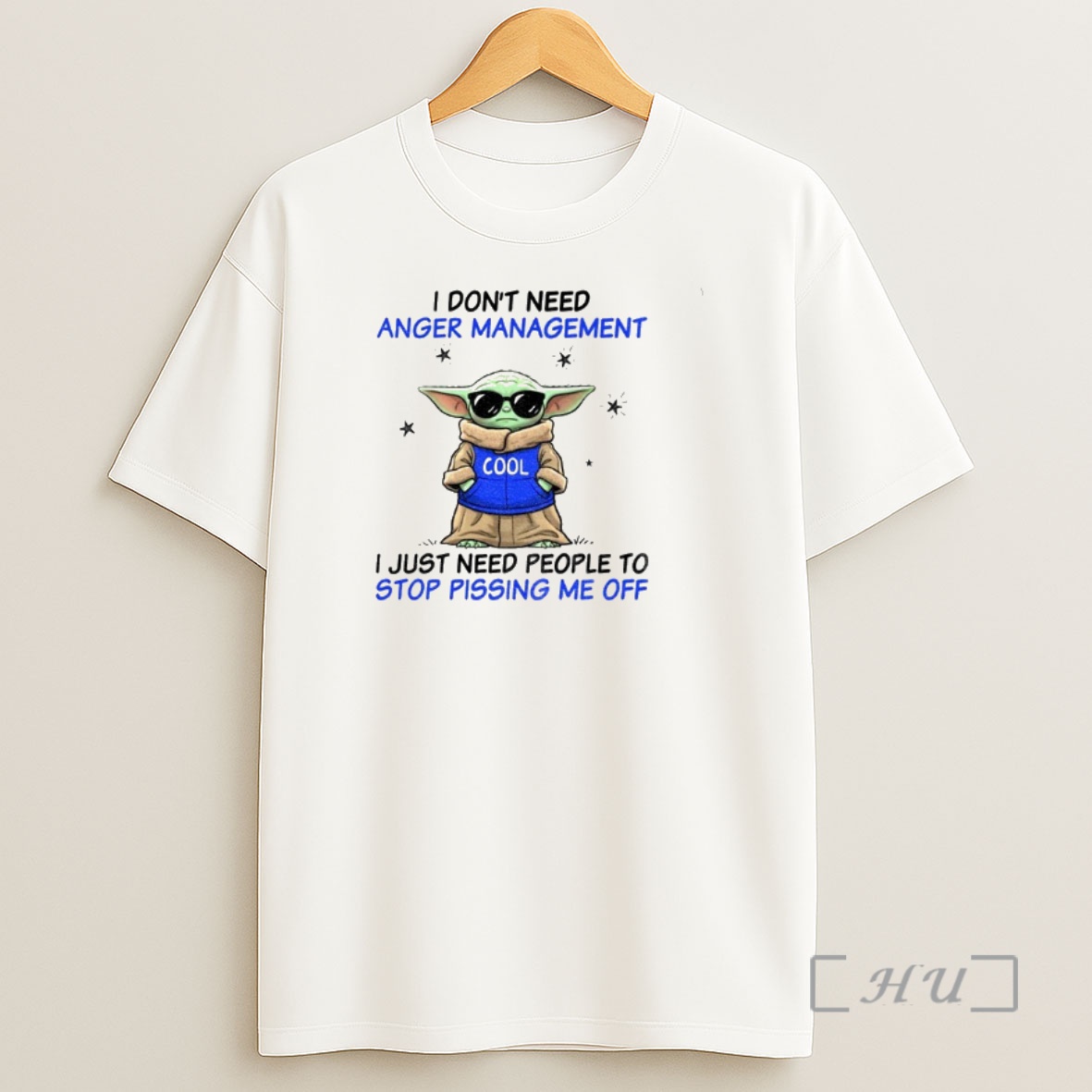 Officials Baby Yoda Cool I Dont Need Anger Management I Just Need People To Stop Pissing Me Off Premium Shirt Sweatshirt Tee