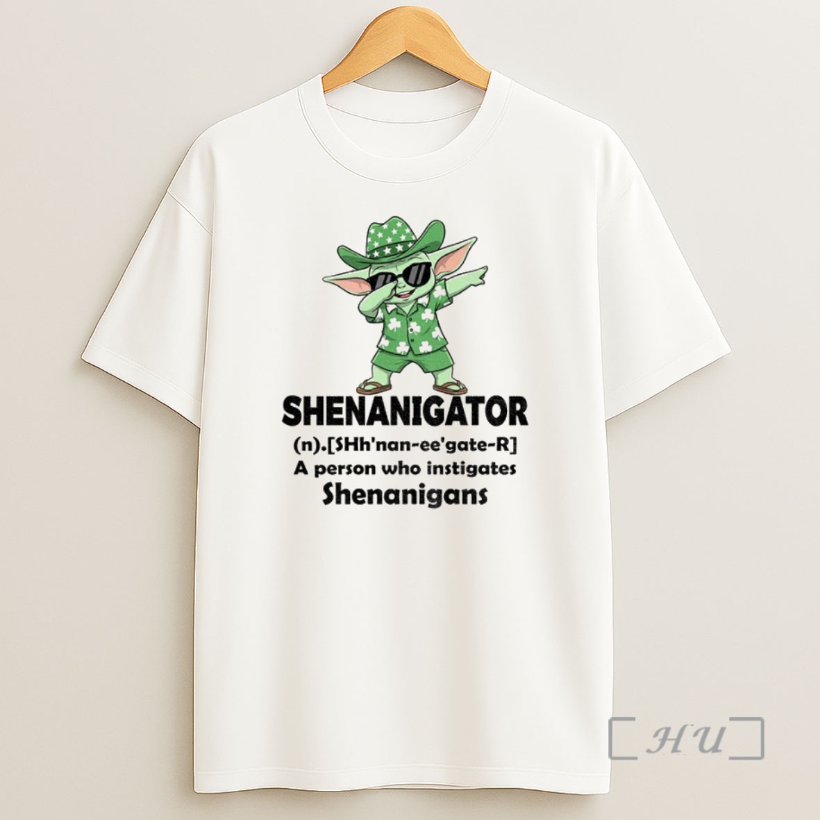Officials Baby Yoda Shenanigator Definition A Person Who Instigates Shenanigans Premium Shirt Sweatshirt Tee