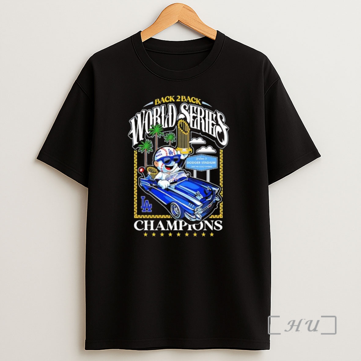 Officials Back 2 Back World Series Champions Dodgers Graphic Premium Shirt Sweatshirt Tee