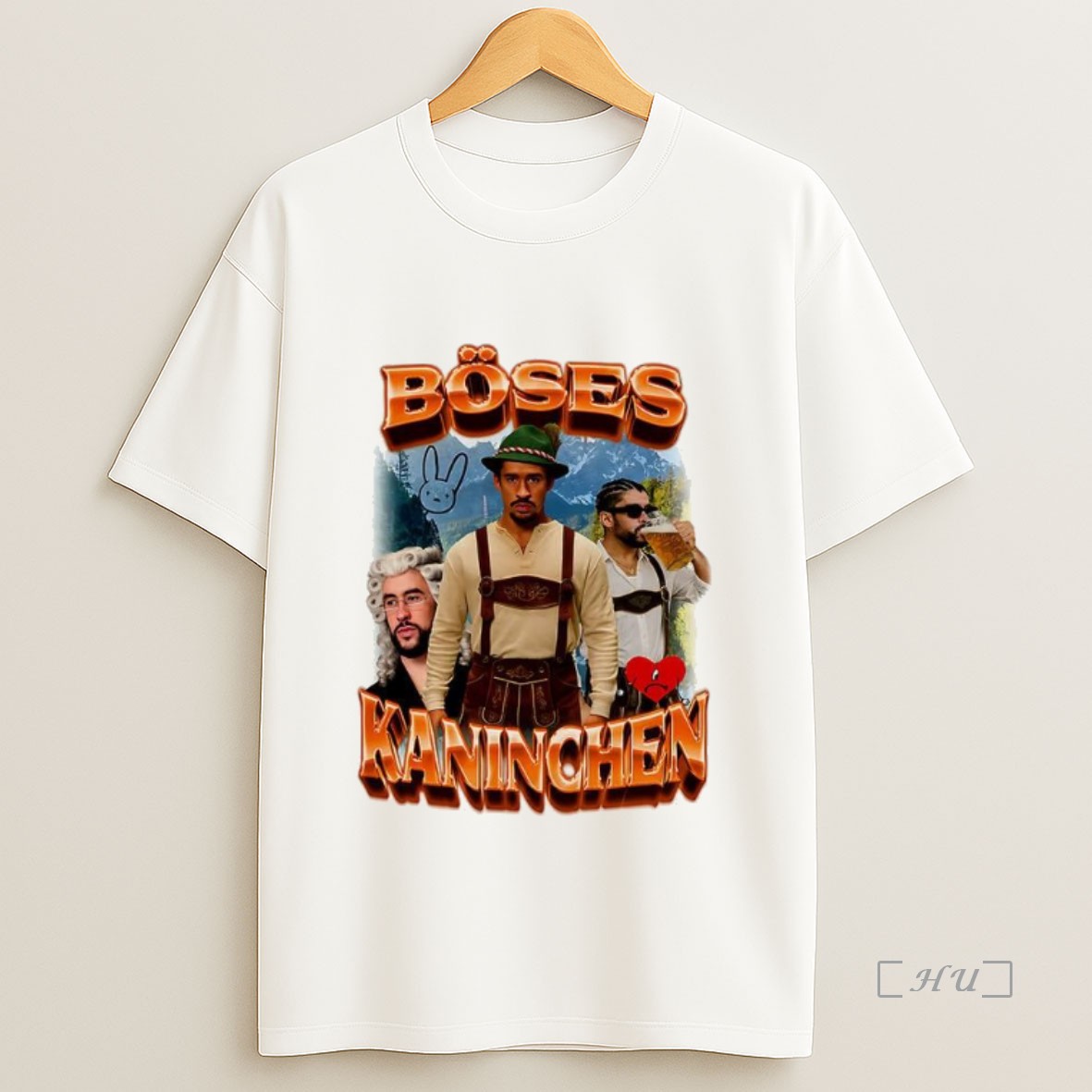 Officials Bad Bunny Boses Kaninchen Traditional Bavarian Costume Premium Shirt Sweatshirt Tee