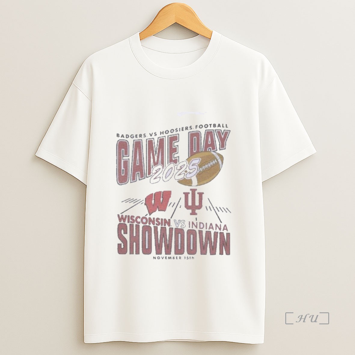 Officials Badgers Vs Hoosiers Football Gameday Showdown 2025 November 15th Premium Shirt Sweatshirt Tee 1