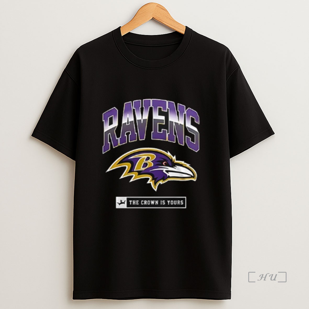 Officials Baltimore Ravens Roquan Smith The Crown Is Yours Double Sided Graphic Premium Shirt Sweatshirt Tee