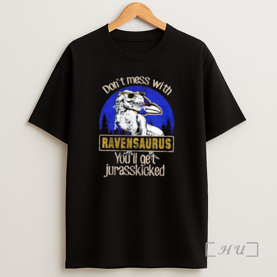 Officials Baltimore Ravens Dont Mess With Ravensaurus Youll Get Jurasskicked Premium Shirt Sweatshirt Tee