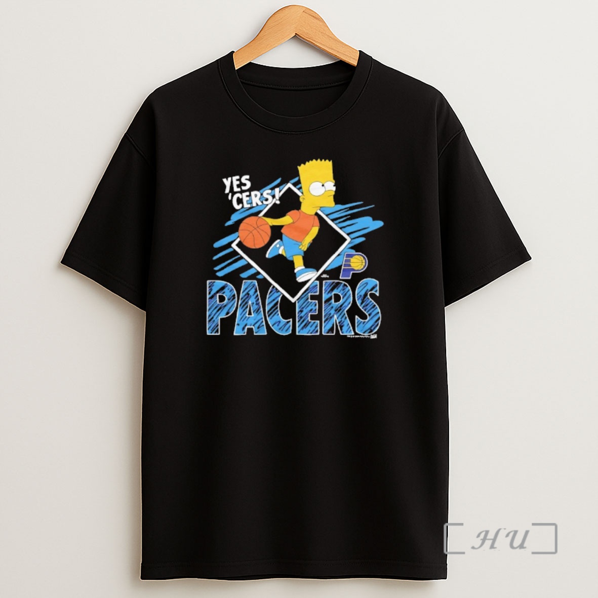 Officials Bart Simpson Yes Cers X Indiana Pacers Basketball Premium Shirt Sweatshirt Tee