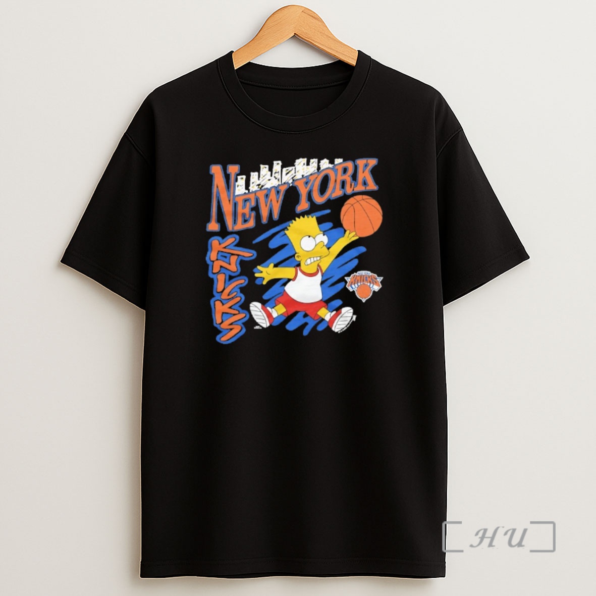 Officials Bart Simpson X New York Knicks Basketball Premium Shirt Sweatshirt Tee