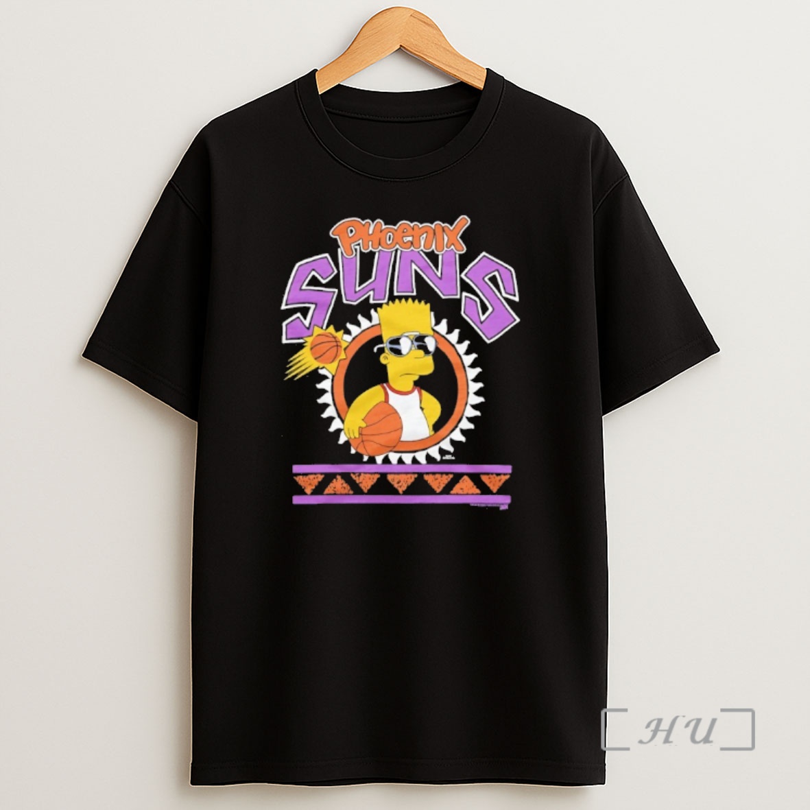 Officials Bart Simpson X Phoenix Suns Basketball Premium Shirt Sweatshirt Tee
