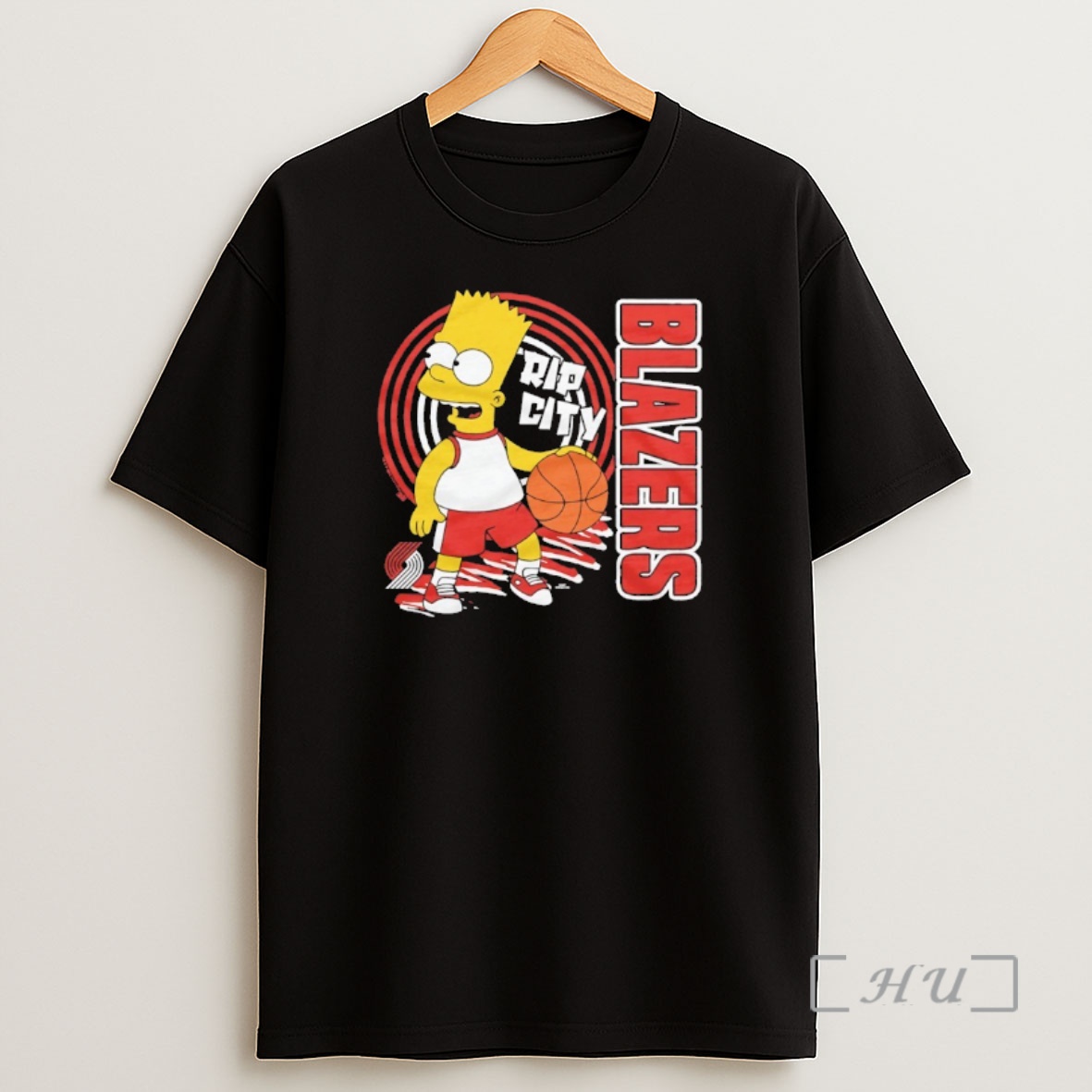 Officials Bart Simpson X Portland Trail Blazers Rip City Premium Shirt Sweatshirt Tee