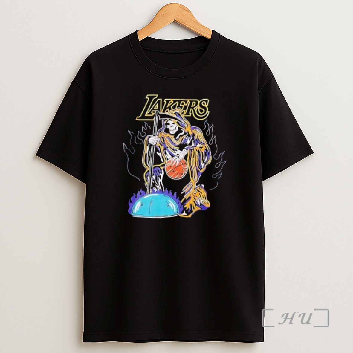 Officials Basketball Lakes Death Skeleton Premium Shirt Sweatshirt Tee