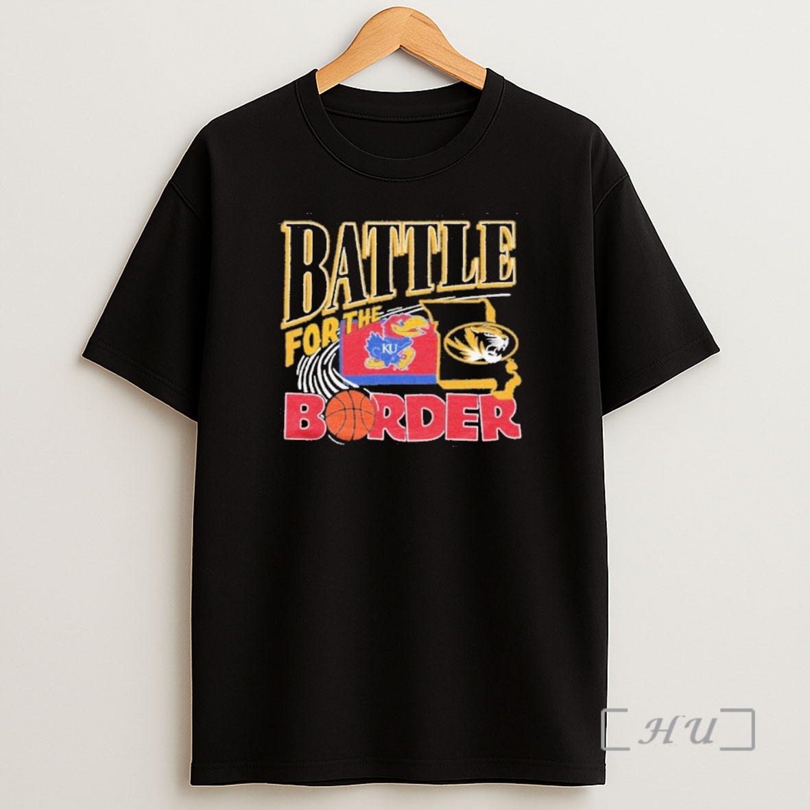 Officials Battle For The Border 2025 Ku Vs Mizzou Basketball Premium Shirt Sweatshirt Tee